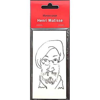 separador-paginas-de-libro-con-iman-henri-matisse-autoportrait-au-turban
