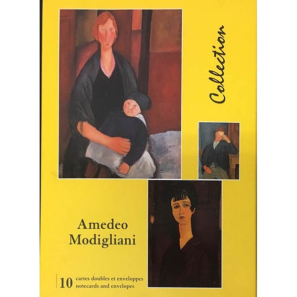 10-tarjetas-dobles-10-sobres-amadeo-modigliani